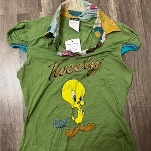 D&G balloon sleeve top